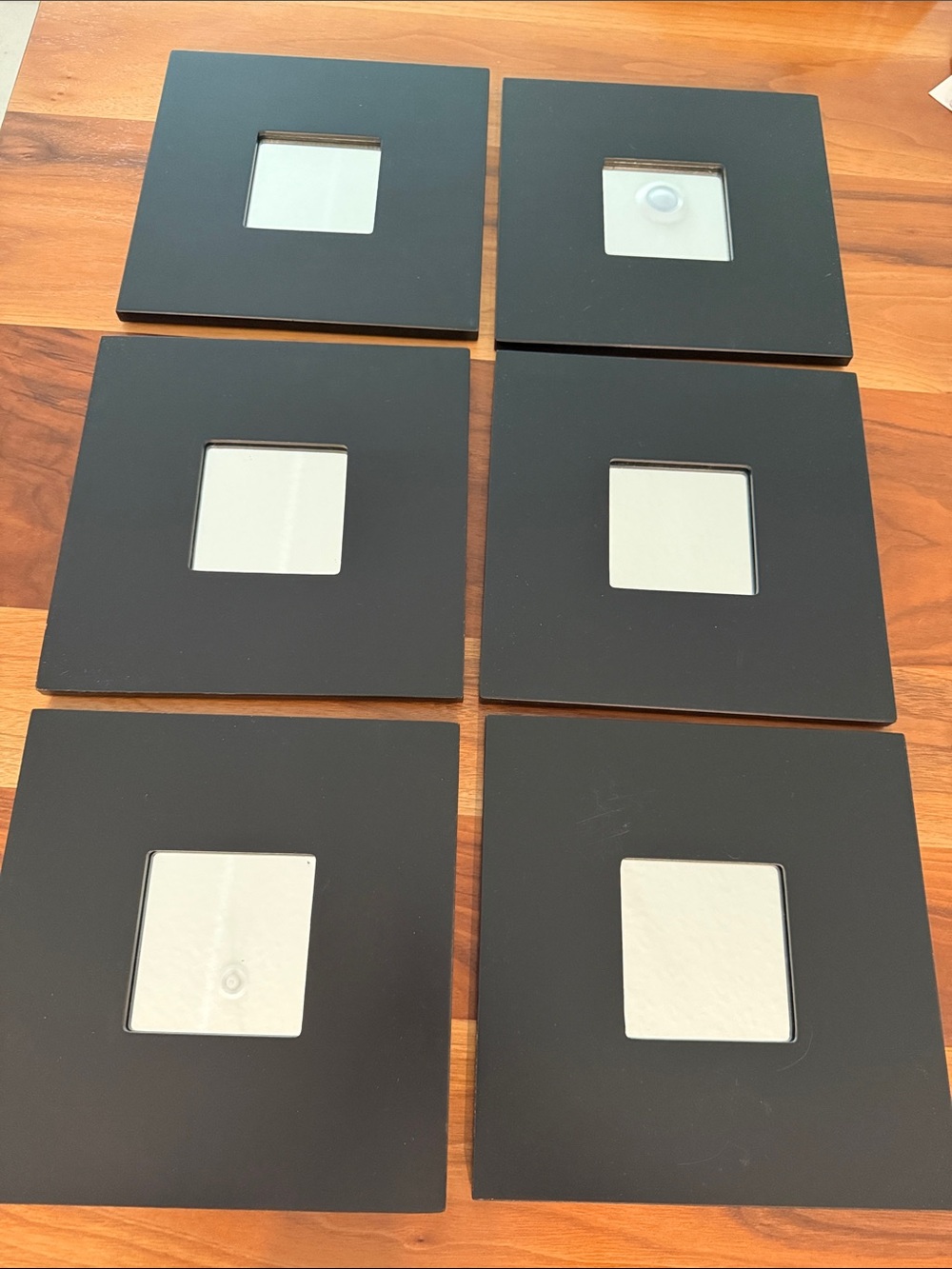 IKEA Black Square Picture Frame Set of 6